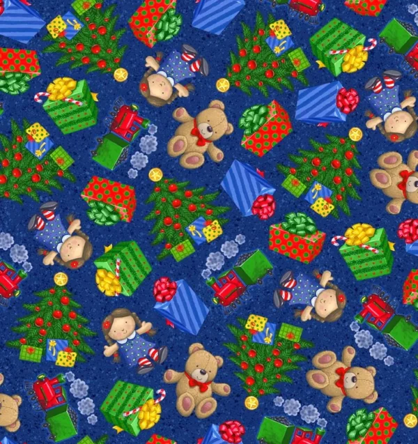 Jolly Ol Santa Tossed Toys