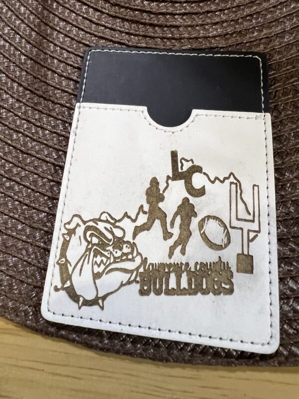 Lawrence County Bulldawgs Cellphone Card Holder