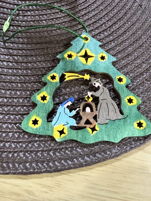 Nativity Christmas Tree Cutout Ornament - Image 5