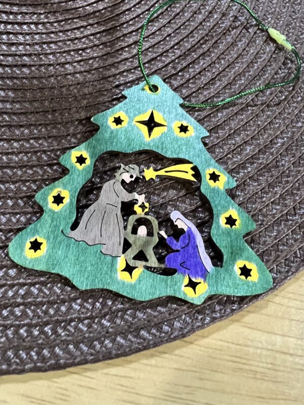 Nativity Christmas Tree Cutout Ornament - Image 3