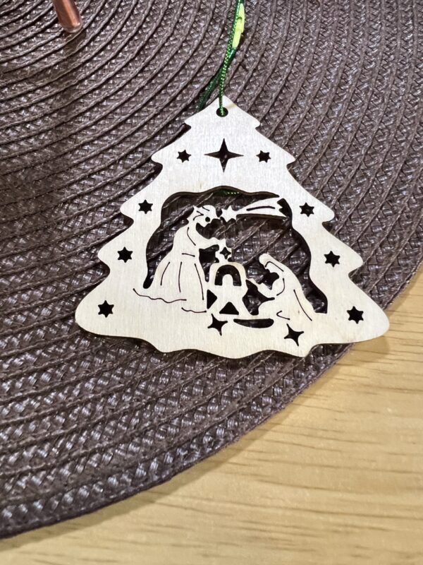 Nativity Christmas Tree Cutout Ornament - Image 7