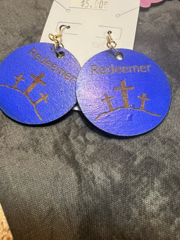Three Cross Redeemer EarRings