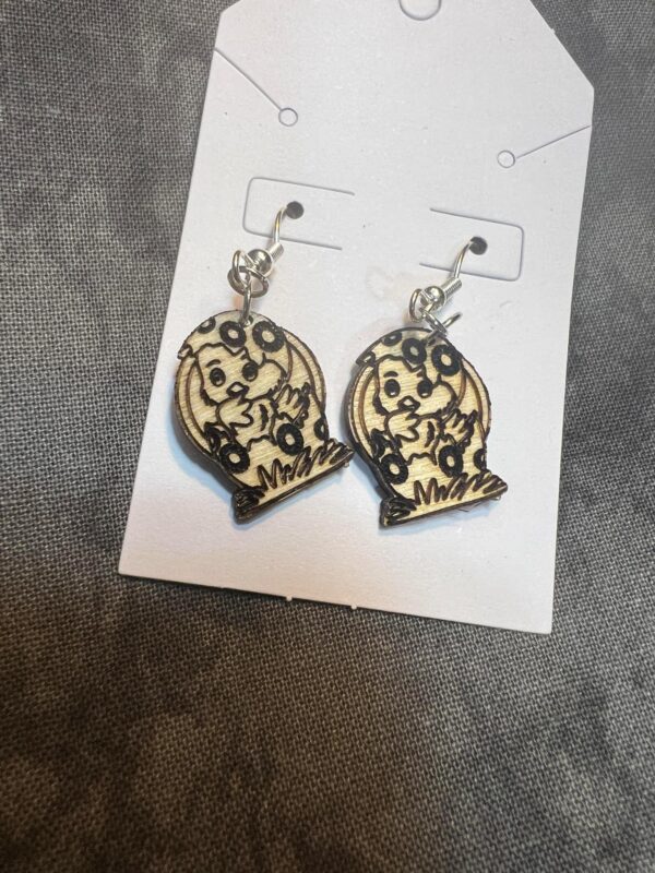 Little Duck Inside an Easter Egg EarRing