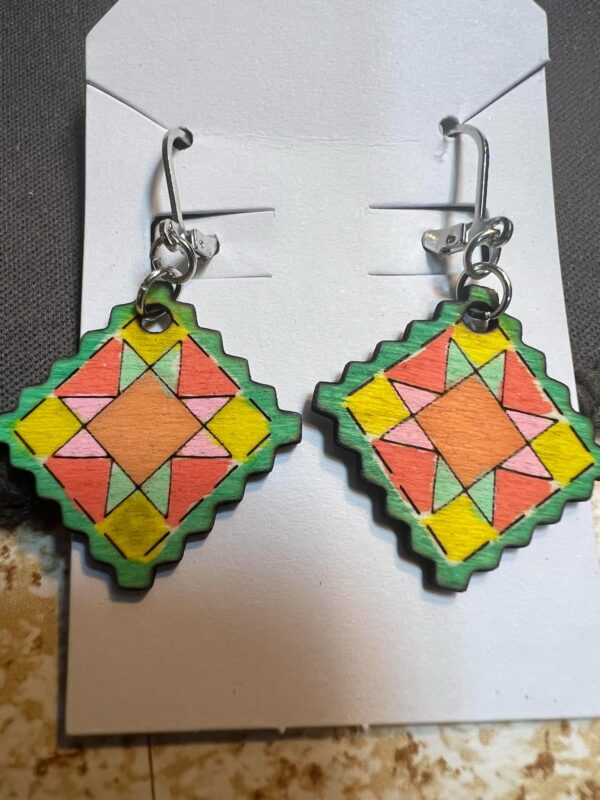 Quilt Square EarRings