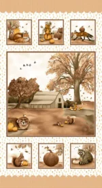 Hello Pumpkin - Fall Scene Panel