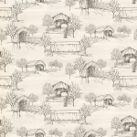 Covered Bridges in Fall Toile Cream