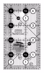 Creative Grids Quilt Ruler 2-1/2in x 4-1/2in Rectangle