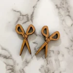 Scissors earrings