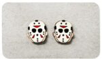 Jason Mask stud earrings