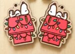 Snoopy Christmas Doghouse earrings