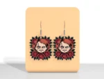 Chuckie with roses earrings