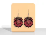 Freddie with roses Earrings