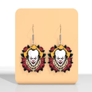 Pennywise with Roses stud