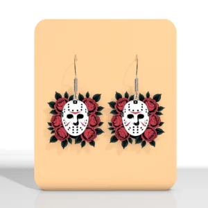 Jason with roses earrings