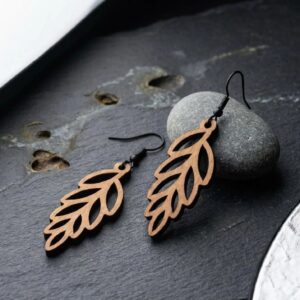 Abstract Flower earrings