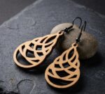 Abstract Raindrops earrings