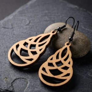 Abstract Raindrops earrings